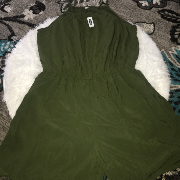 Old Navy Other - Old Navy Waist-Defined Keyhole Romper for Women